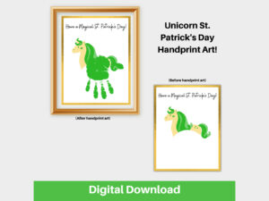 St. Patrick's Day Handprint Art