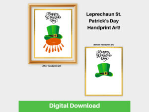St. Patrick's Day Handprint Art
