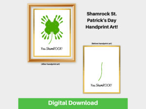 St. Patrick's Day Handprint Art