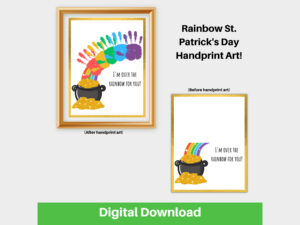 St. Patrick's Day Handprint Art