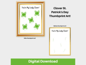 St. Patrick's Day Handprint Art