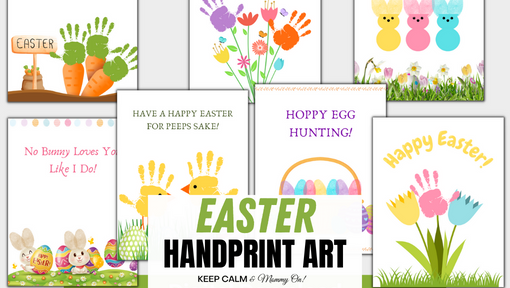 Easter Handprint Art Bundle for Toddlers!