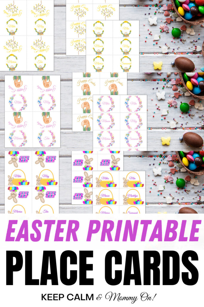 Easter Printable Place Cards