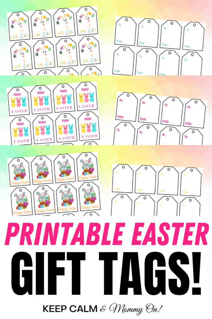 Printable Easter Gift Tags