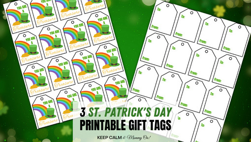 St. Patrick’s Day Printable Gift Tags