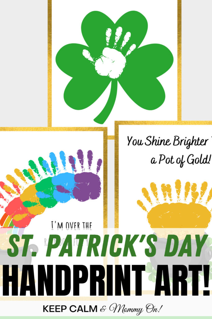 St. Patrick's Day Handprint Art