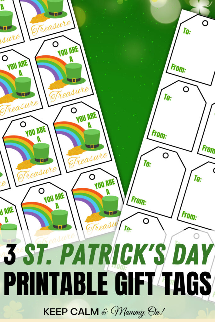 Saint Patrick's Day Printable Gift Tags