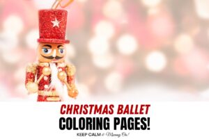 Christmas Ballet Coloring Pages