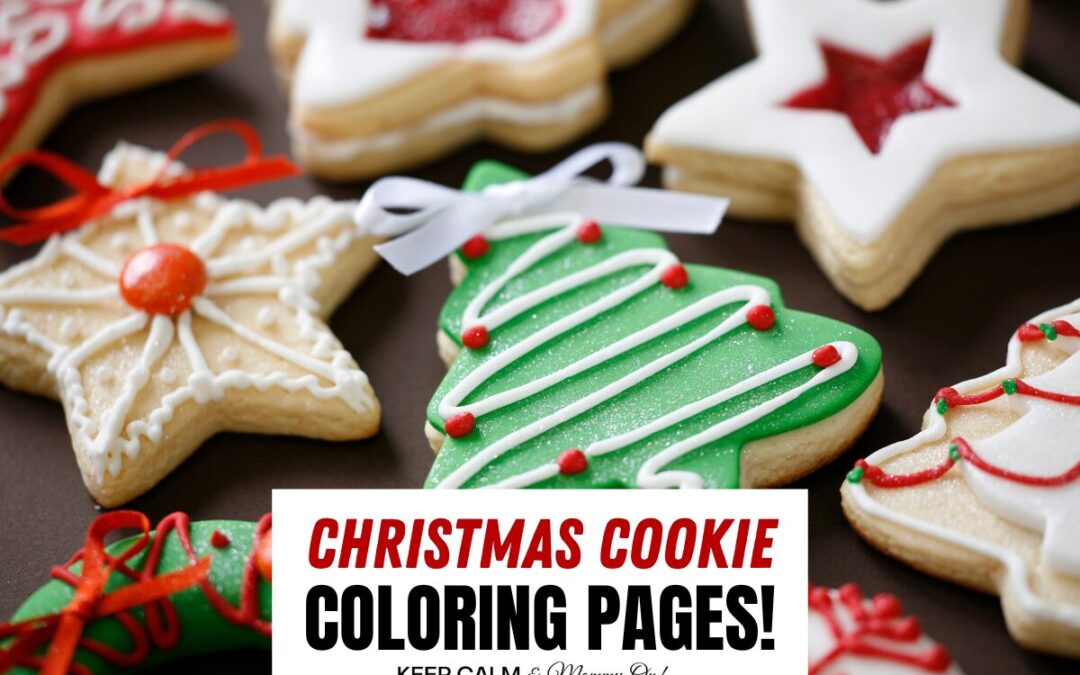 Christmas Cookie Coloring Pages