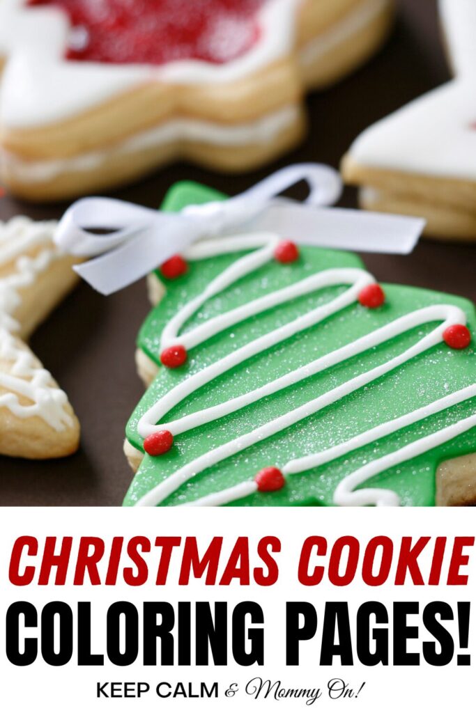 Christmas Cookie Coloring Pages