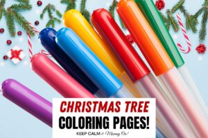 Christmas Tree Coloring Pages